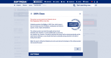 Softpedia RidNacs Clean